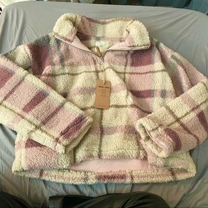 NWT Sherpa Shacket Size Medium